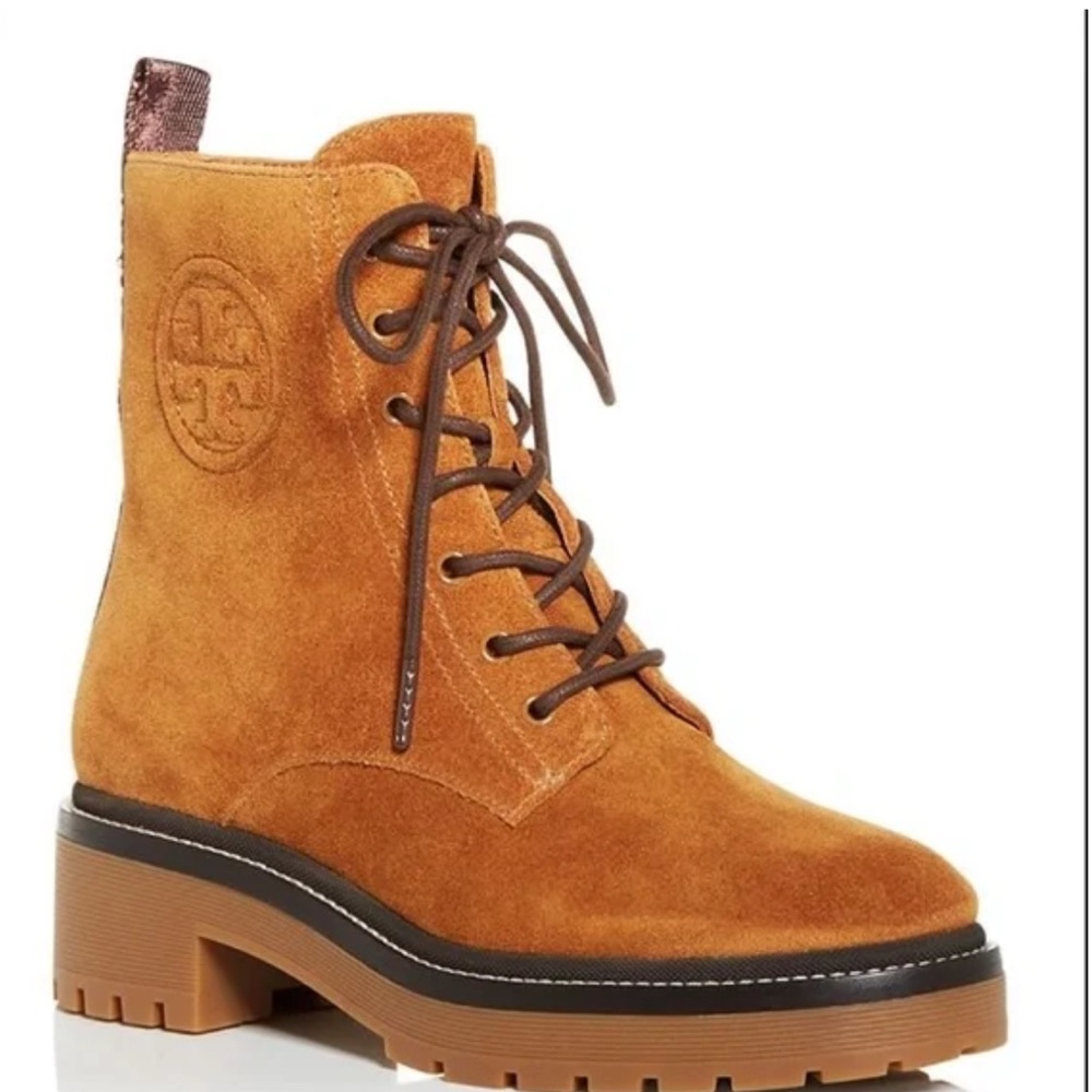 Tory Burch Women's Tan Suede Miller Ankle Boots, Size 7.5, Brand New!